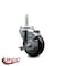 Service Caster 35 Inch Black Polyurethane Wheel Swivel 34 Inch Threaded Stem Caster with Brake SCC SCC-TS20S3514-PPUB-BLK-TLB-34212 - alternate 3